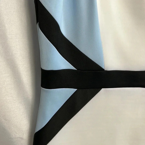 JAX dress size 6 ,NEW! fitted sleeveless geometric,flattering,mesh,geometric - Picture 9 of 13